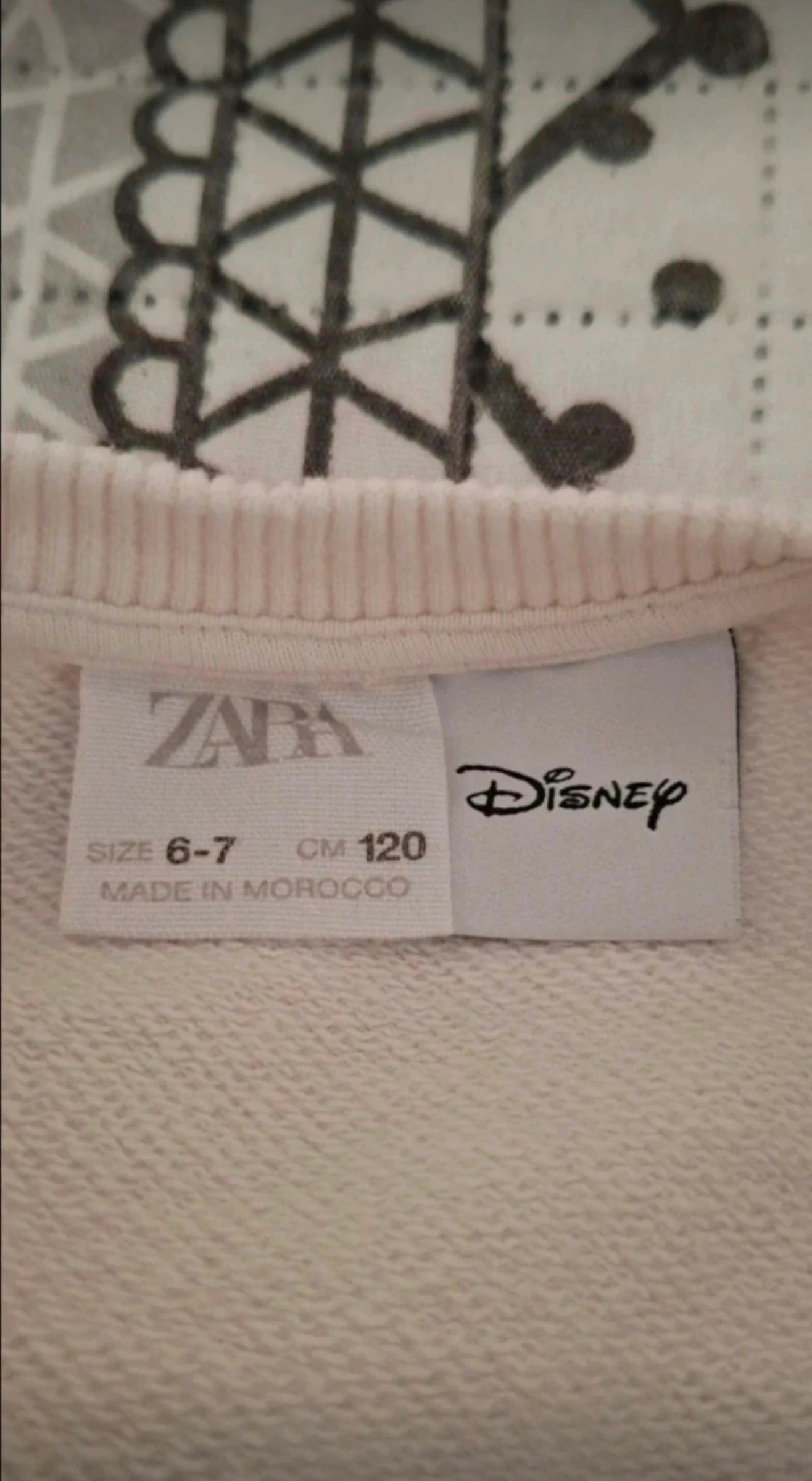Girl's sweatshirt, Mickey Mouse, size 6-7. Zara – photo 3